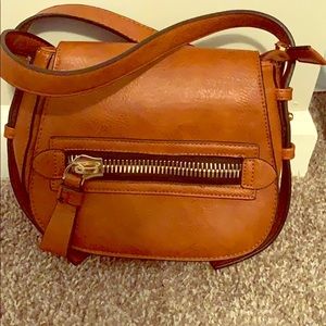 Brown Saddle Purse